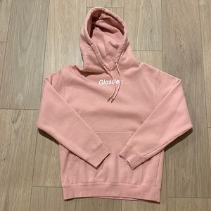 Glossier Pink Signature Hoodie